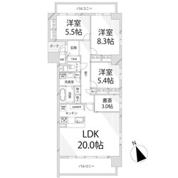 キャッスルコート飾磨の物件間取画像